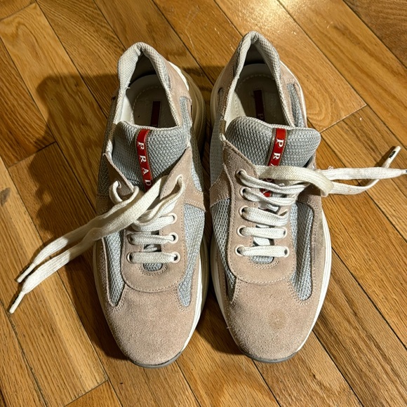 Prada sneakers size 37 1/2 - Picture 1 of 8